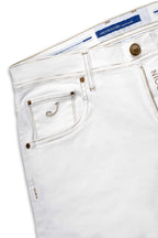 JACOB COHEN | Denim Shorts Naples Label | Off-White