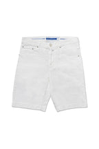 JACOB COHEN | Cotton & Linen Shorts | White