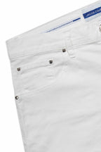 JACOB COHEN | Cotton & Linen Shorts | White