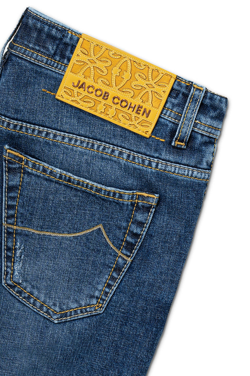 Jacob Cohen Denim Scott Lattice Label Jeans — Mitchell Ogilvie