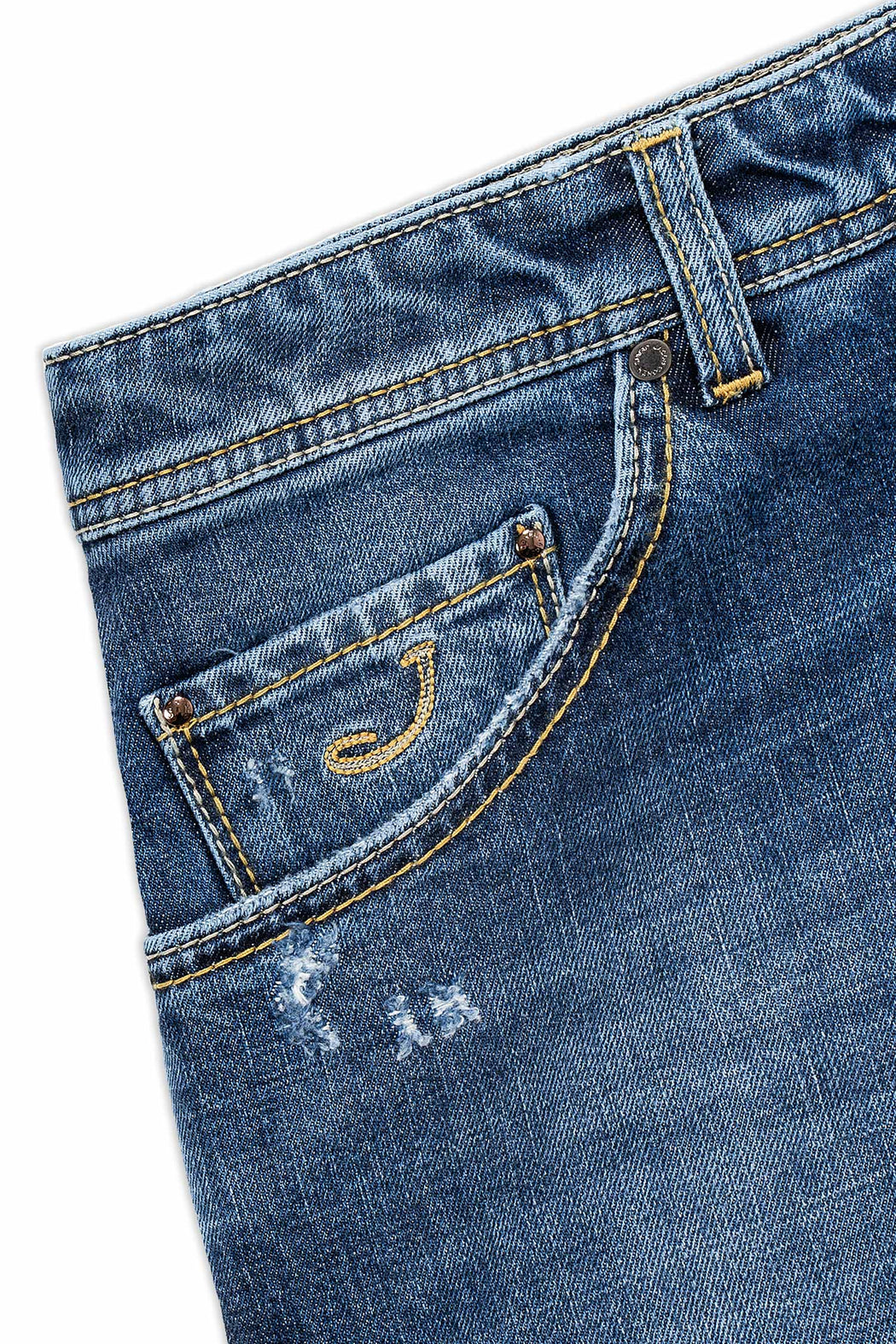 Jacob Cohen Denim Scott Lattice Label Jeans — Mitchell Ogilvie