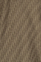 BRIONI | Zip Front Basket Weave Knit | Hunter Green