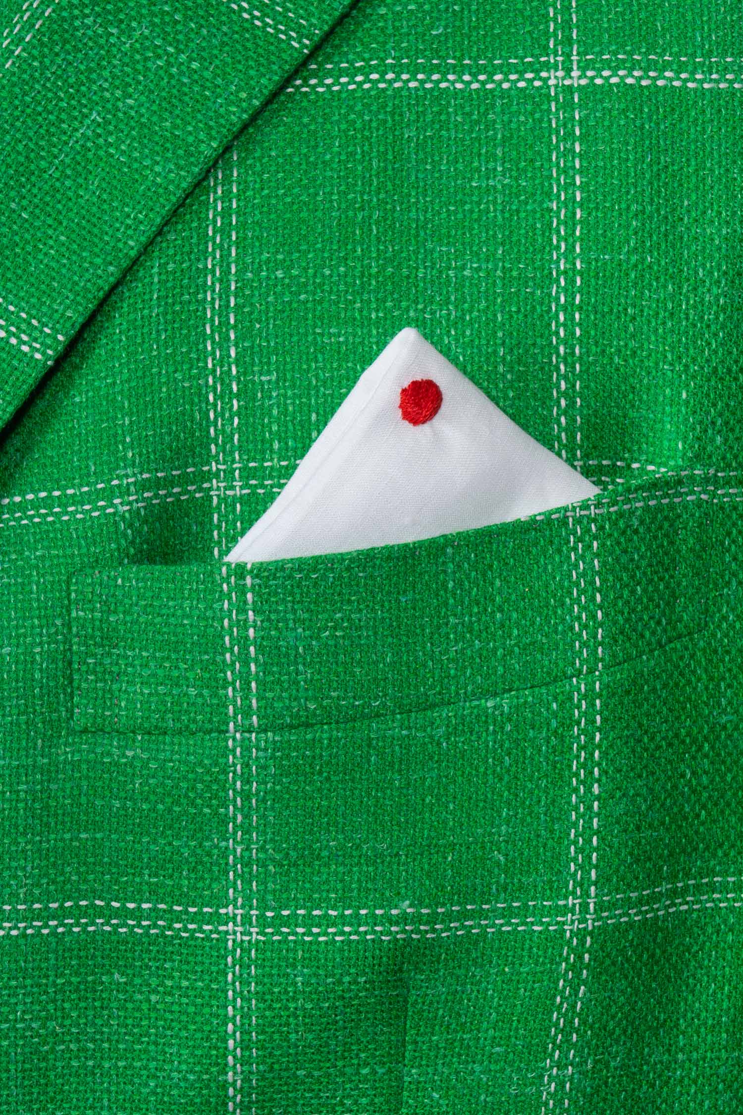 KITON | Check Jacket | Green