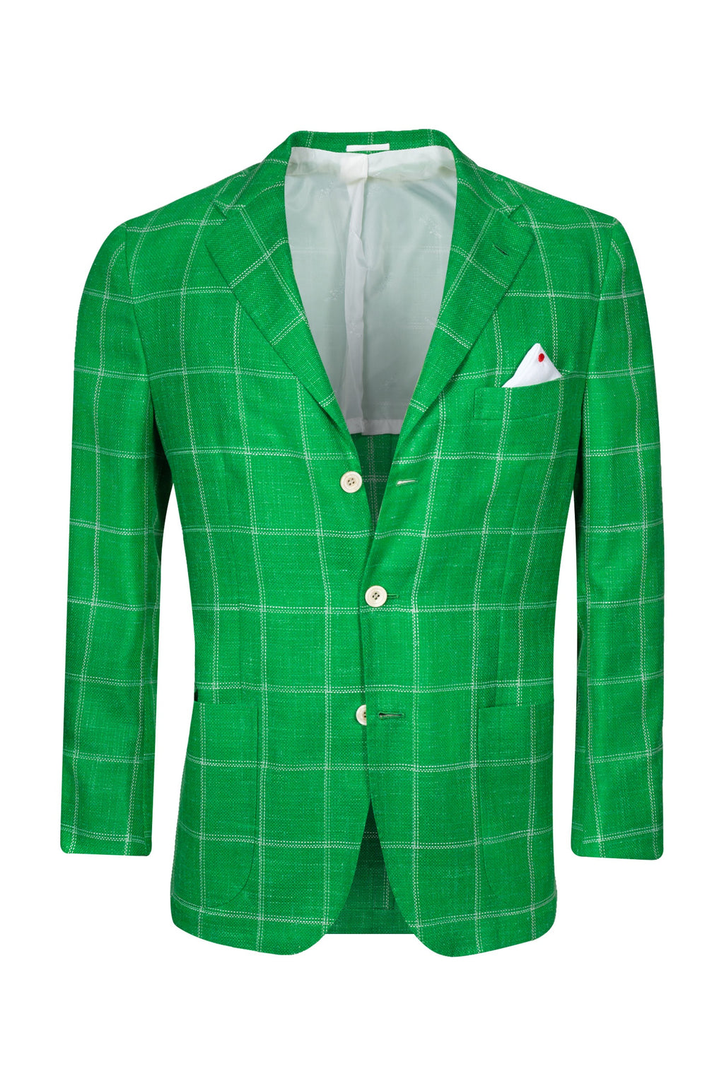KITON | Check Jacket | Green
