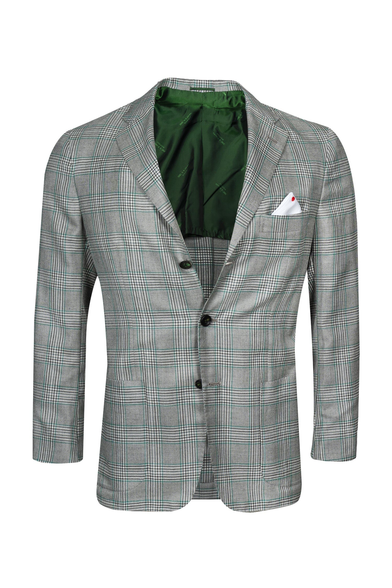 KITON | Prince Of Wales Check | Grey