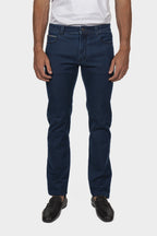 CANALI | Jeans With Suede Label | Dark Denim