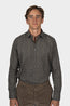 CANALI | Floral Print Shirt | Brown & Navy