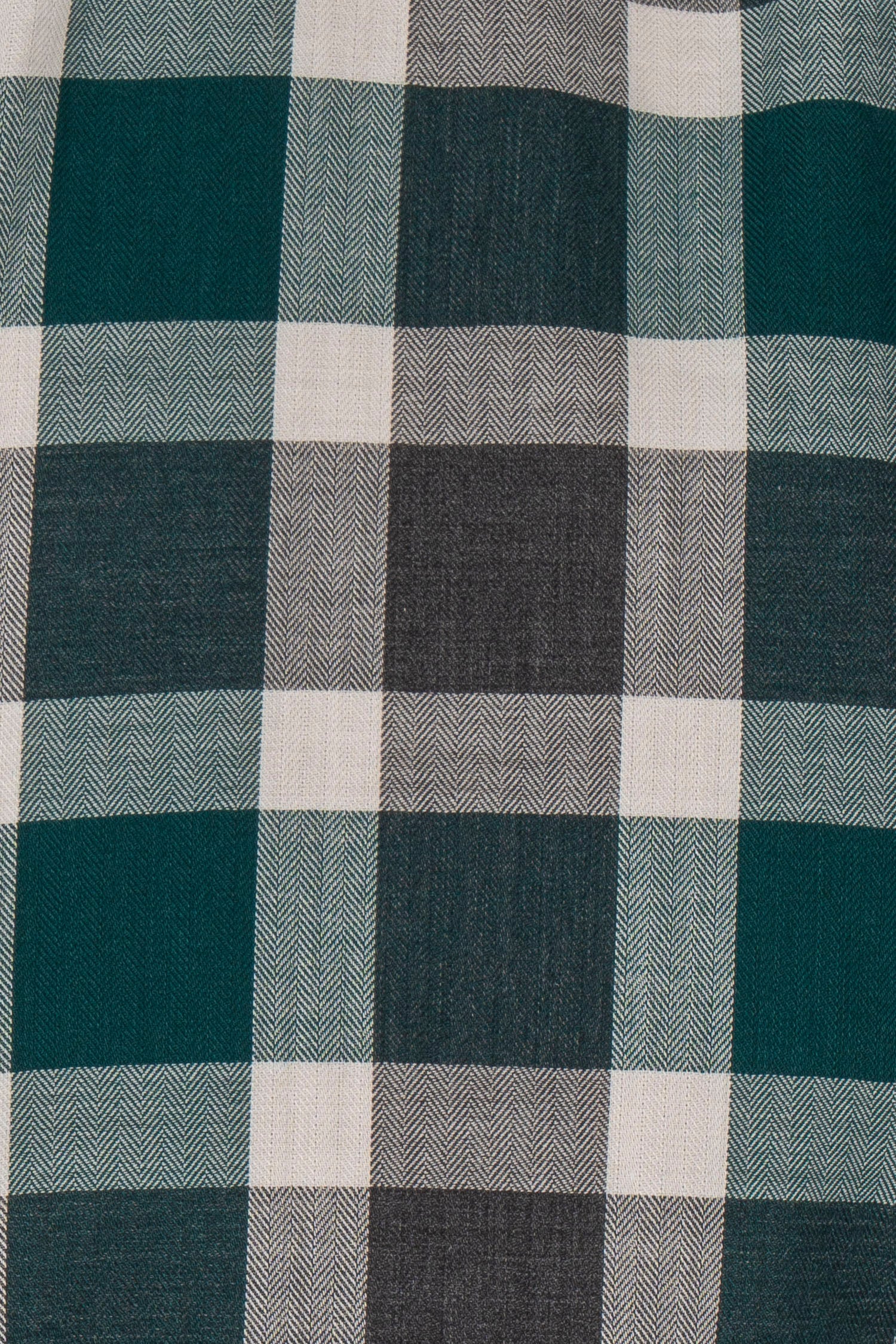 CANALI | Check Shirt | Green & Charcoal