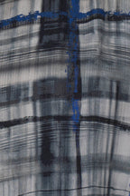 CANALI | Graffiti Check Shirt | Blue & Grey