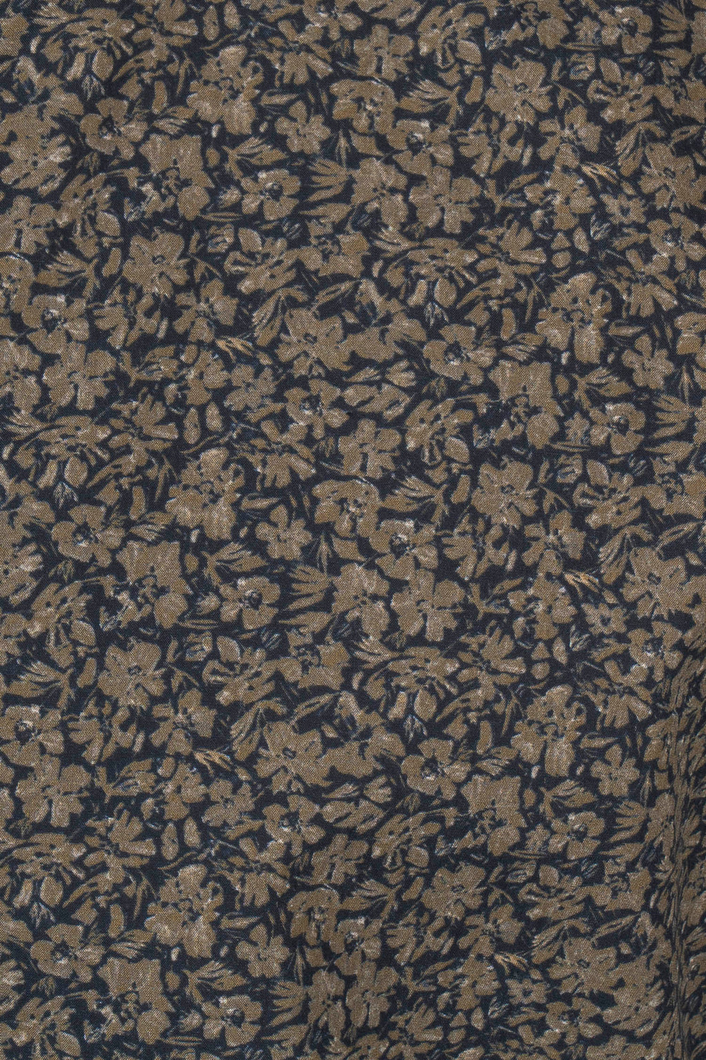 CANALI | Floral Print Shirt | Brown & Navy