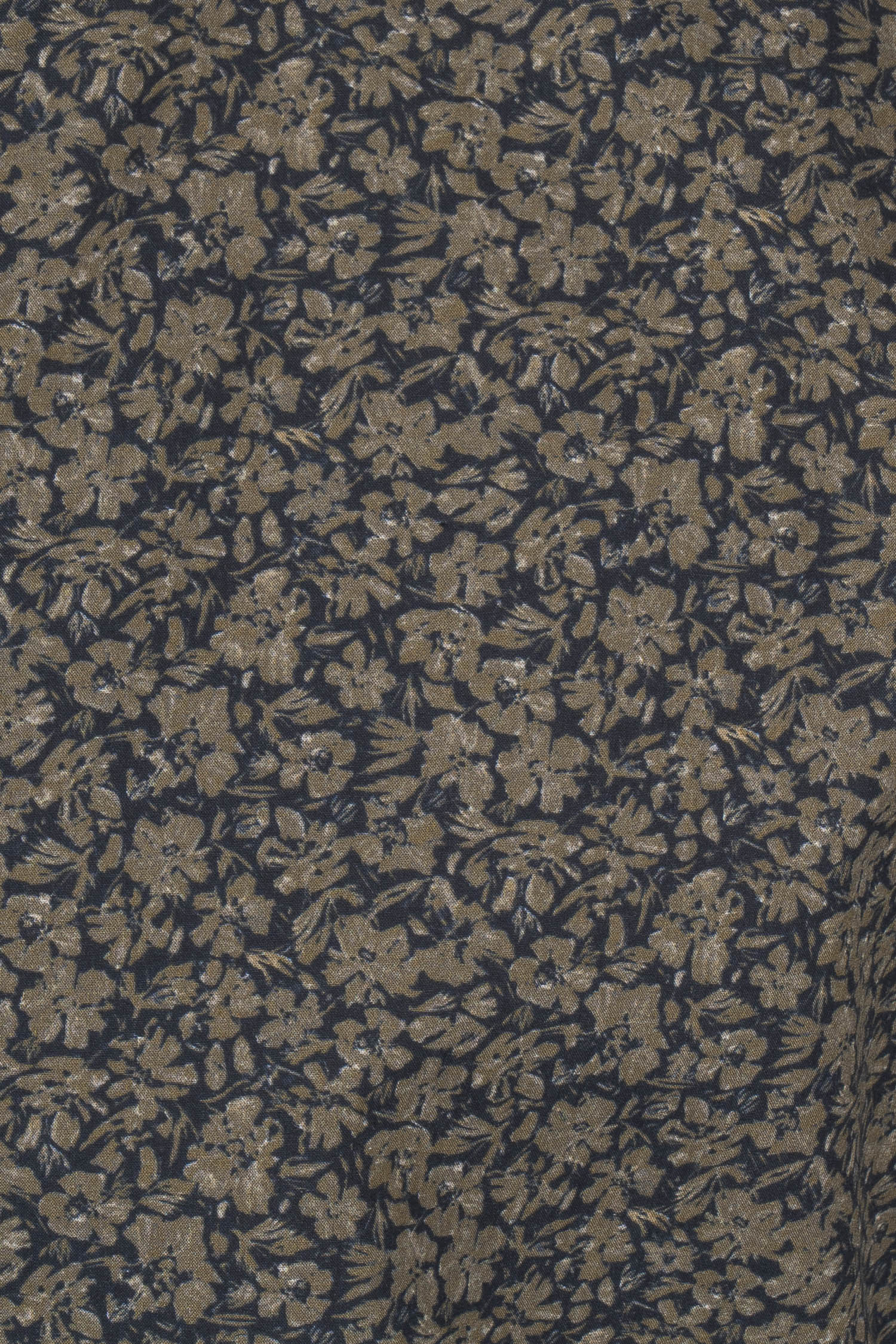 CANALI | Floral Print Shirt | Brown & Navy