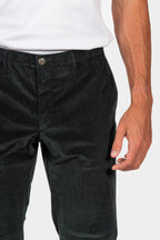 CANALI | Fine Corduroy Chinos | Dark Green