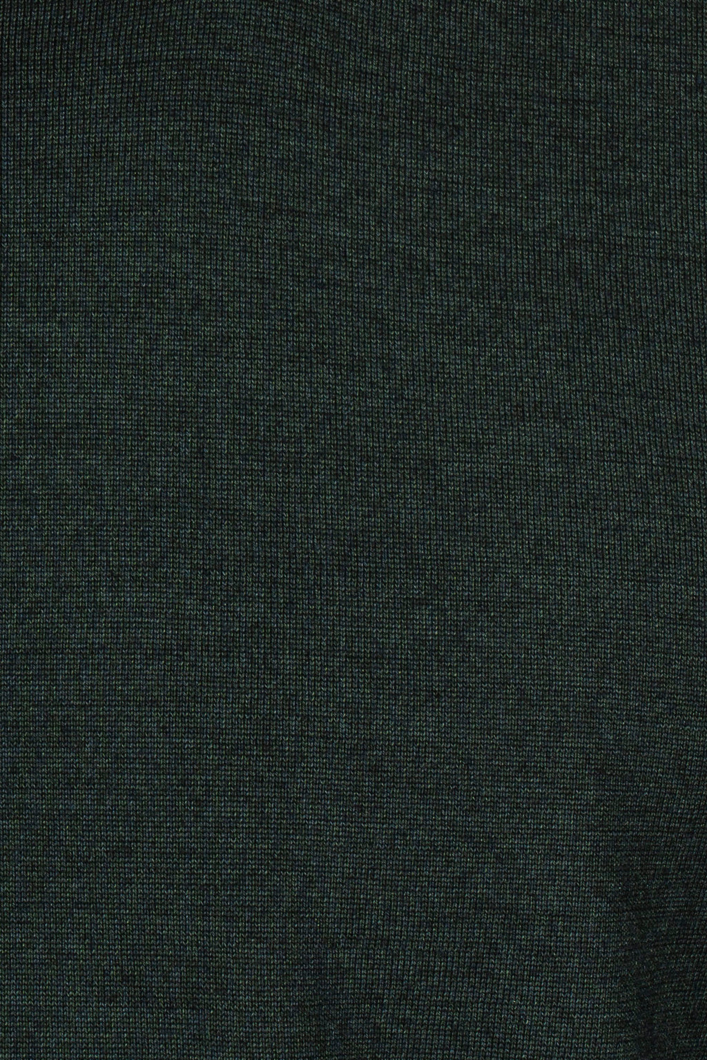 CANALI | Washed Wool-Silk Crew Neck Knit | Dark Green