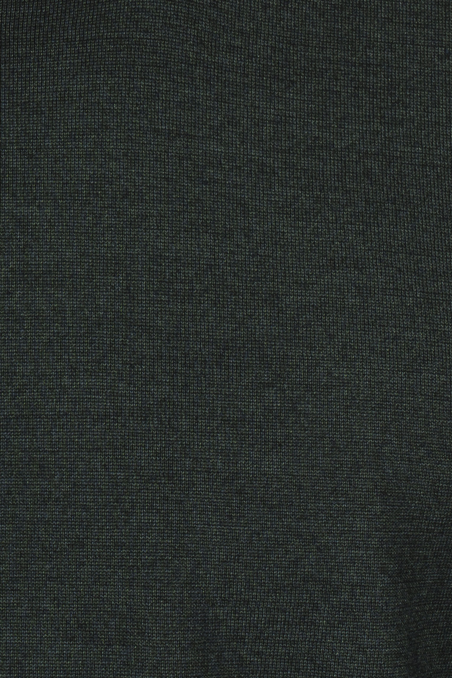 CANALI | Washed Wool-Silk Crew Neck Knit | Dark Green