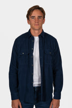CANALI | Western Overshirt | Navy