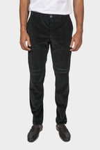 CANALI | Fine Corduroy Chinos | Dark Green