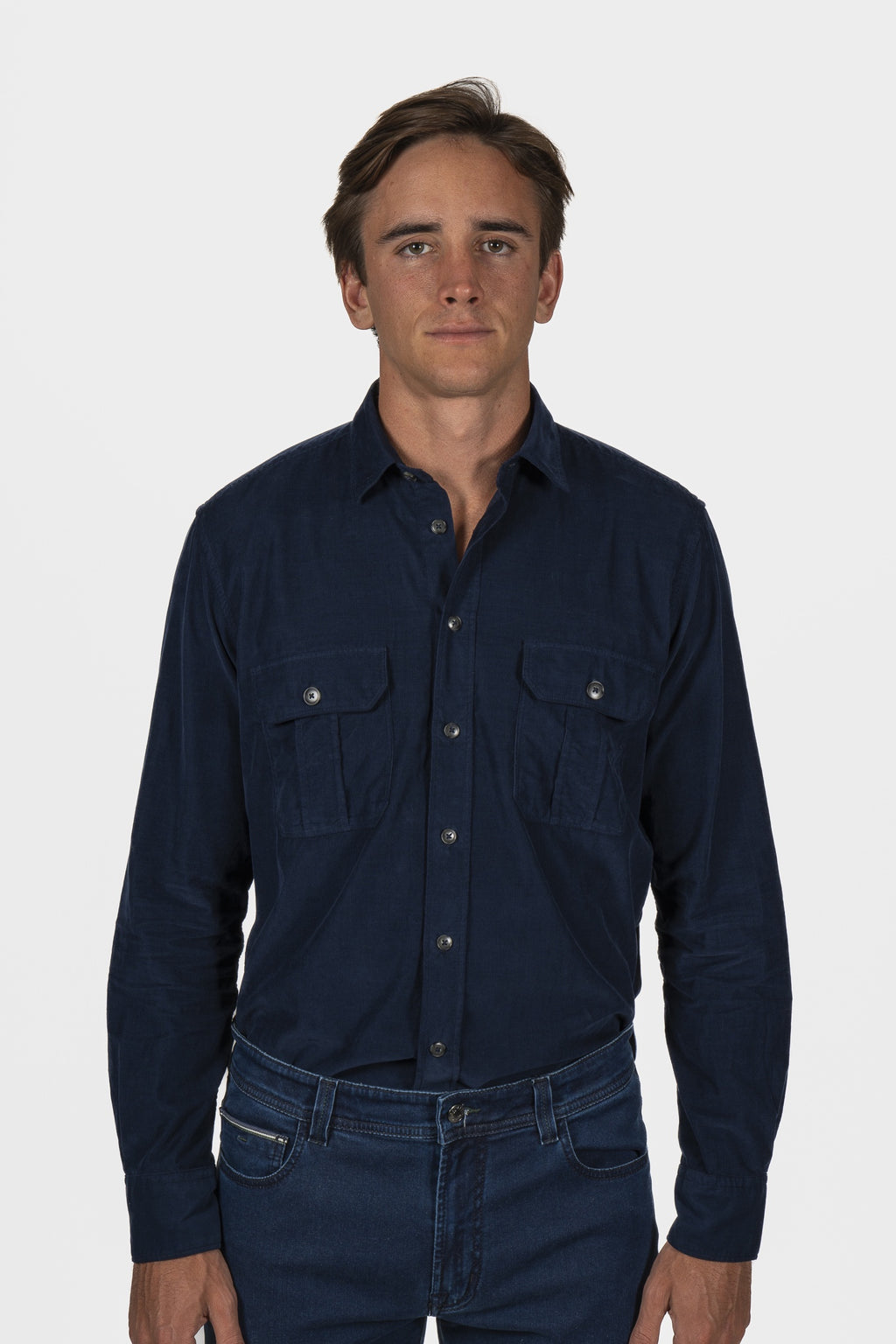 CANALI | Western Overshirt | Navy