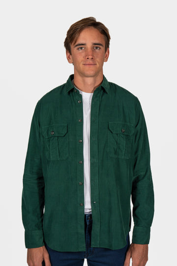 CANALI Bottle Green Western Overshirt