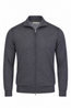 CANALI | Zip Front Cardigan | Charcoal
