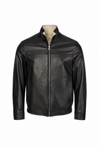 CANALI | Reversible Leather Jacket | Sand