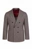 BRUNELLO CUCINELLI | Double Breast Herringbone Jacket | Brown