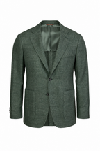 CANALI | Drop 7 Wool Blend Jacket | Forest Green
