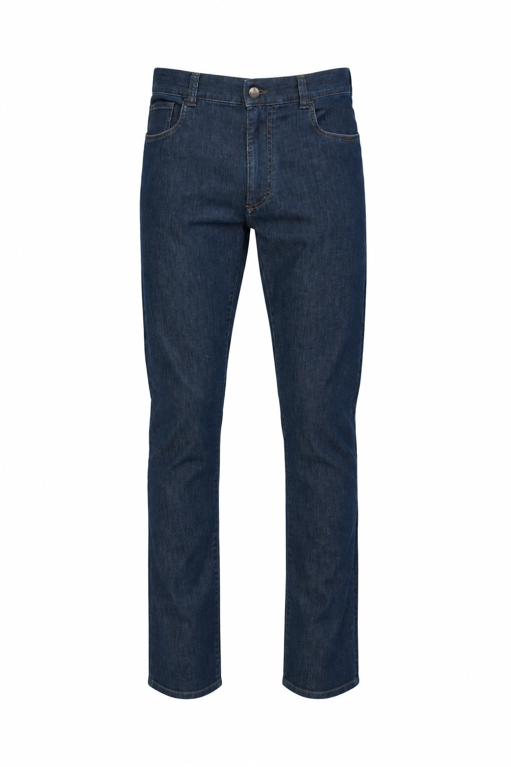CANALI | Jeans With Brown Stitching | Dark Denim