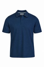CANALI | Contrast Ribbed Collar Polo | Navy