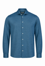 CANALI | Soft Textured Shirt | Blue