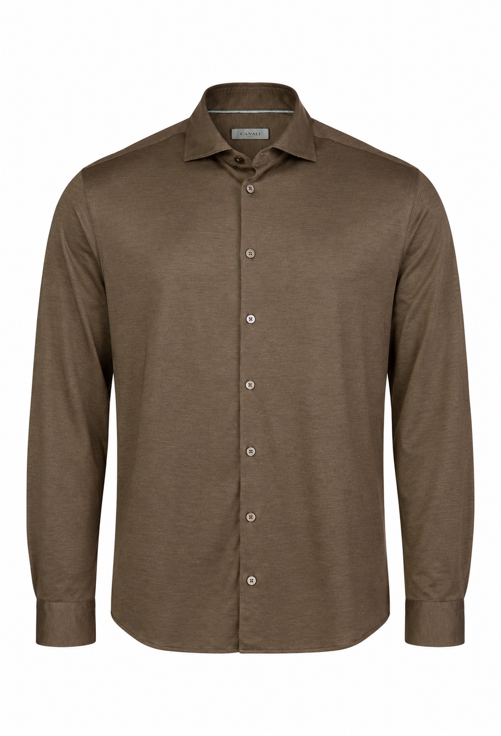 CANALI | Soft Textured Shirt | Brown
