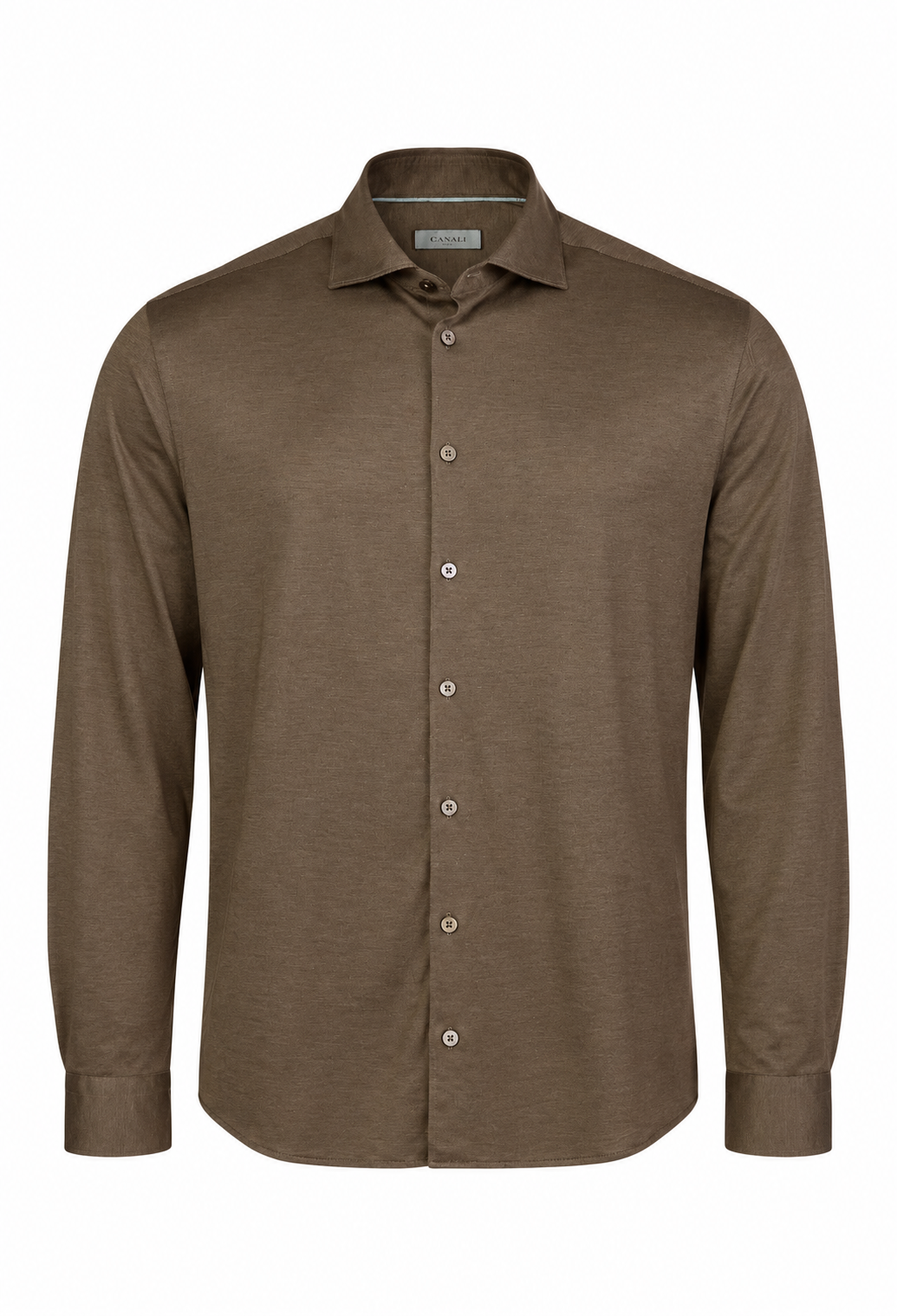 CANALI | Soft Textured Shirt | Brown