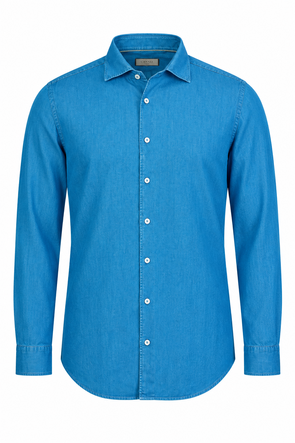 CANALI | Chambray Shirt | Blue