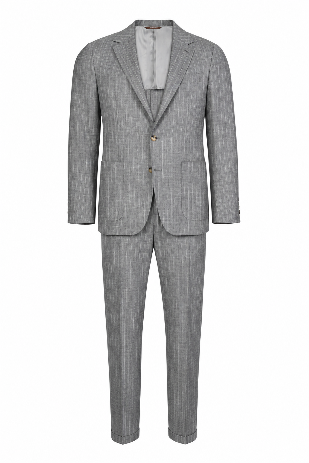 CANALI | Pinstripe Travel Suit | Grey
