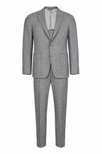 CANALI | Pinstripe Travel Suit | Grey