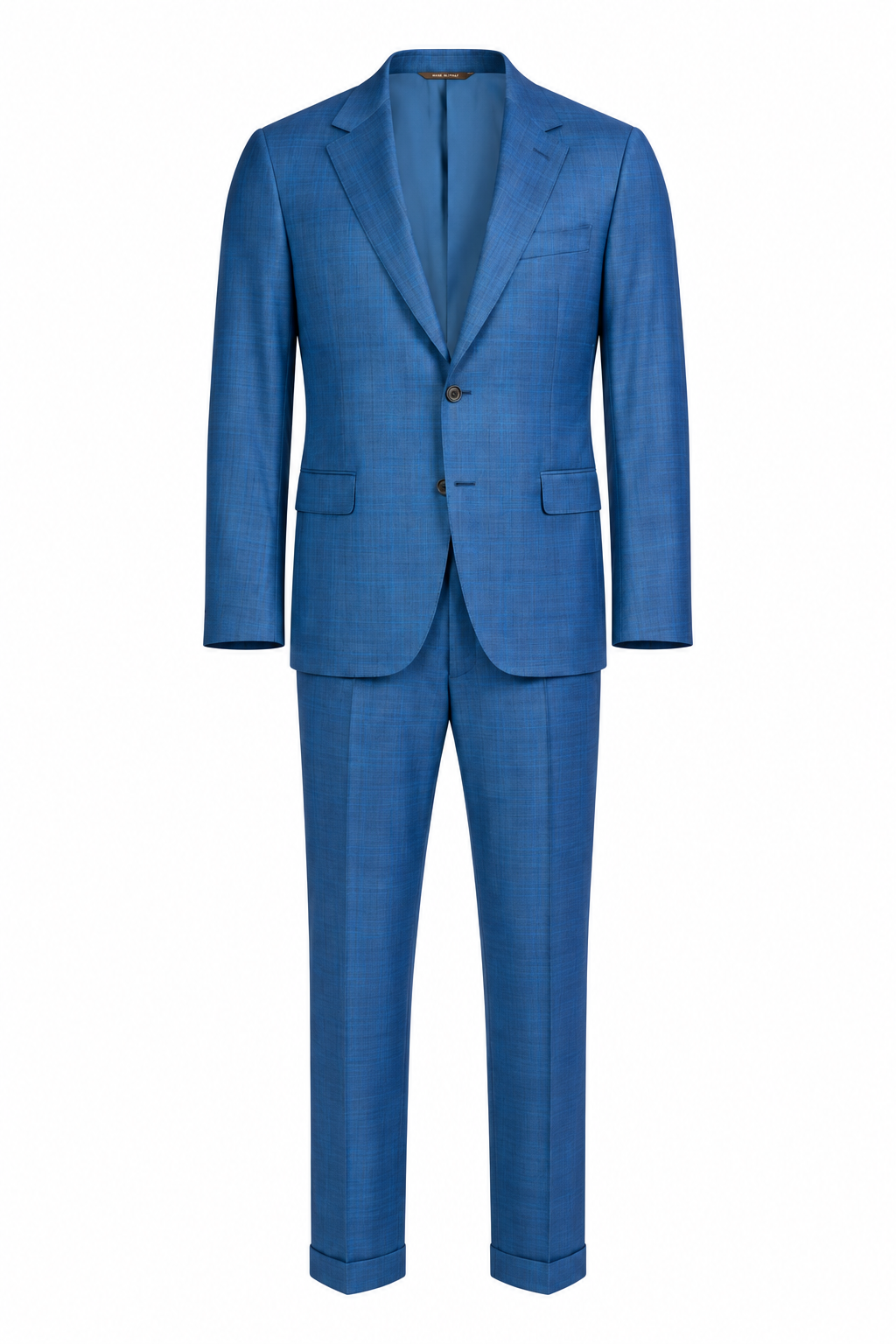 CANALI | Electric Blue Check Suit | Charcoal-Blue