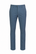 CANALI | Slim Leg Stretch Chino | Dusty Blue