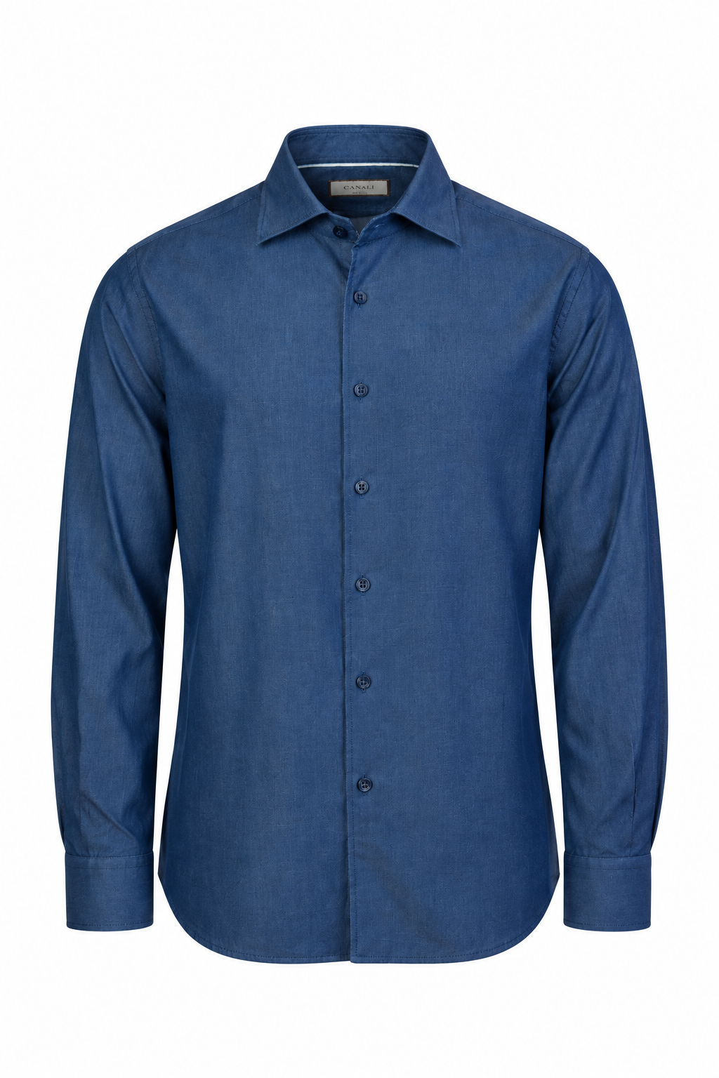 CANALI | Chambray Shirt | Dark Blue