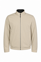 CANALI | Reversible Leather Jacket | Sand