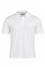 CANALI | Polo With Ribbed Trim On Placket | White