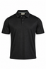 CANALI | Polo With Ribbed Trim On Placket | Black