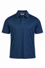 CANALI | Polo With Ribbed Trim On Placket | Navy