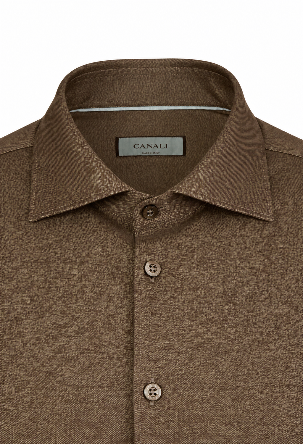 CANALI | Soft Textured Shirt | Brown