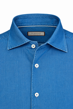 CANALI | Chambray Shirt | Blue
