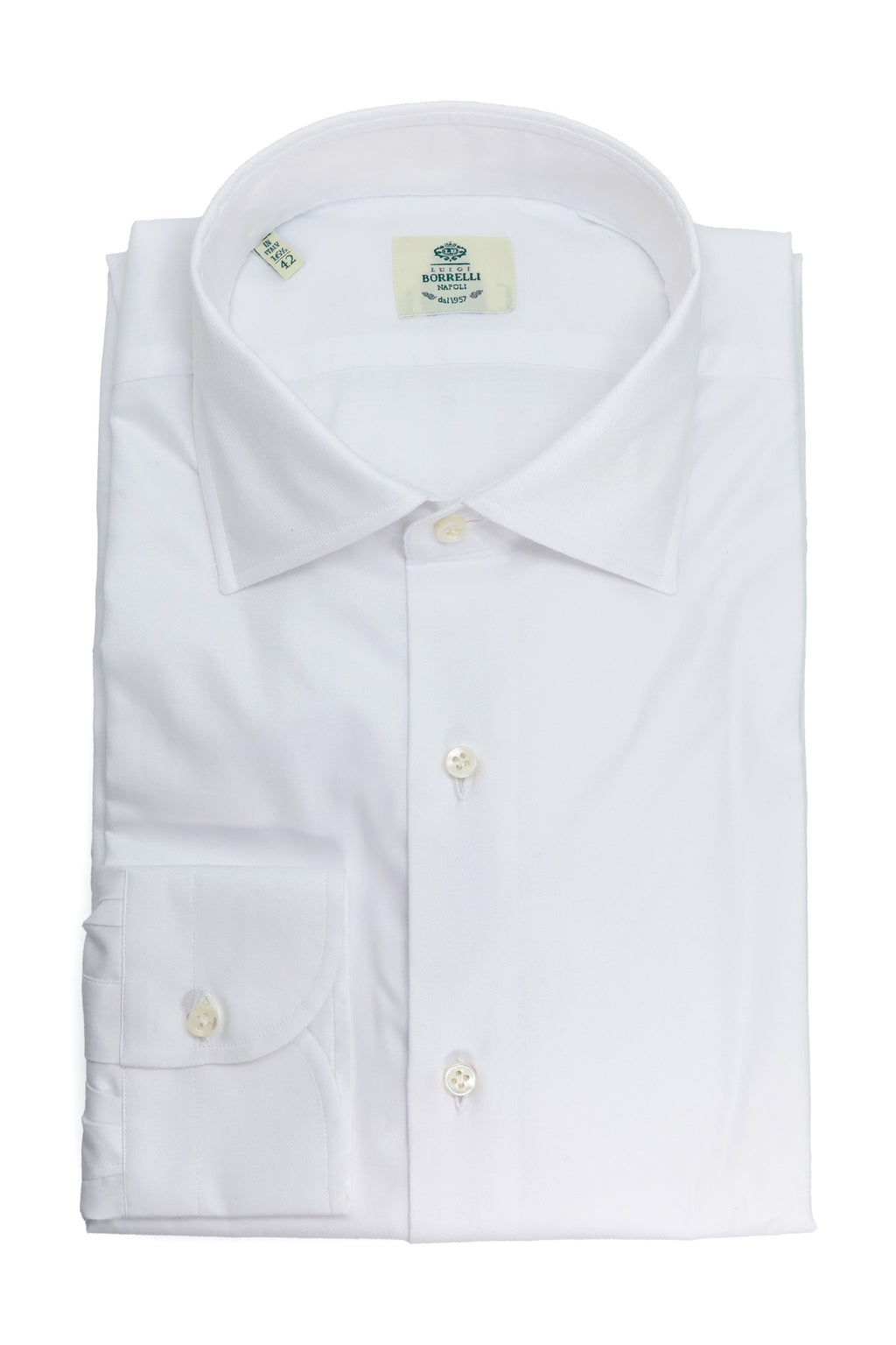 BORRELLI | Twill Shirt | White