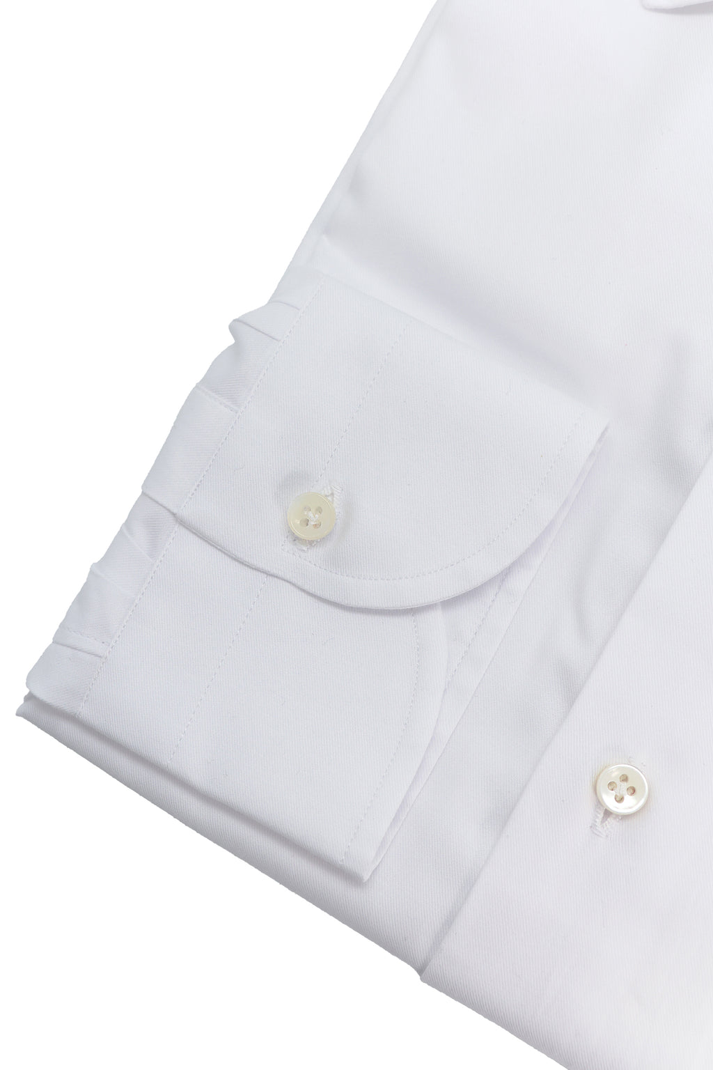 BORRELLI | Twill Shirt | White