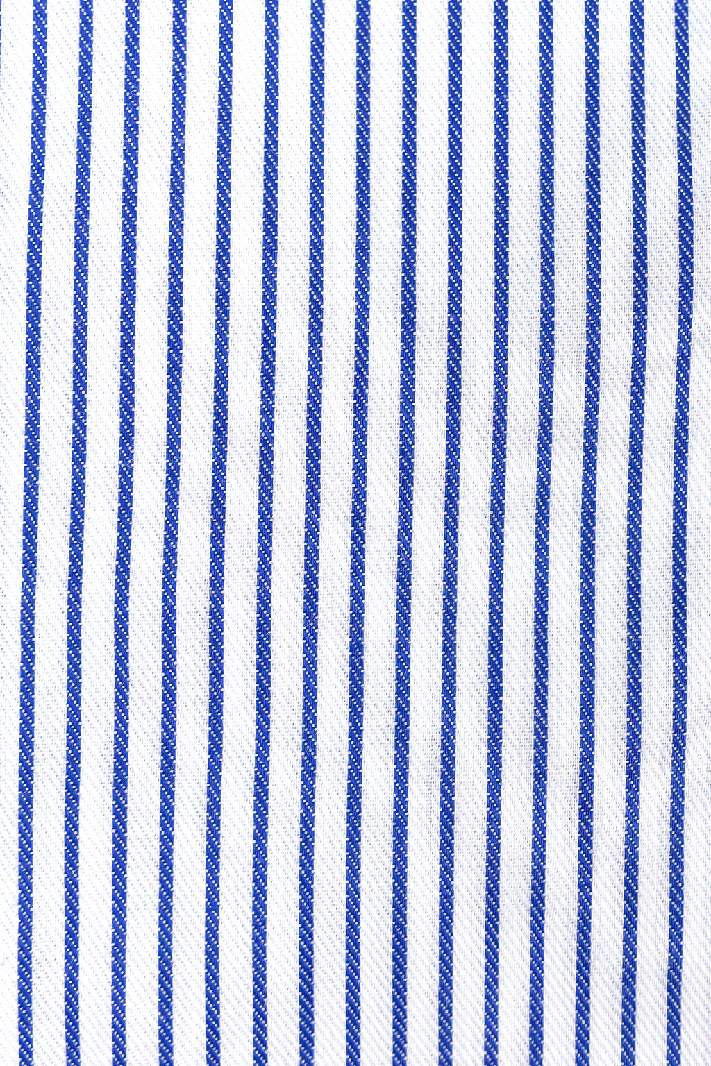 BORRELLI | Striped Twill Shirt | Dark Blue