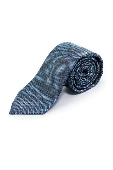 CANALI Blue Micro-Dot Pattern Tie