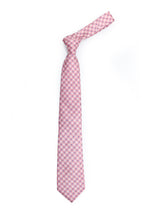 CANALI | Geometric Pattern Tie | Pink