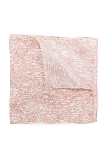 CANALI Blush Branches Pocket Square