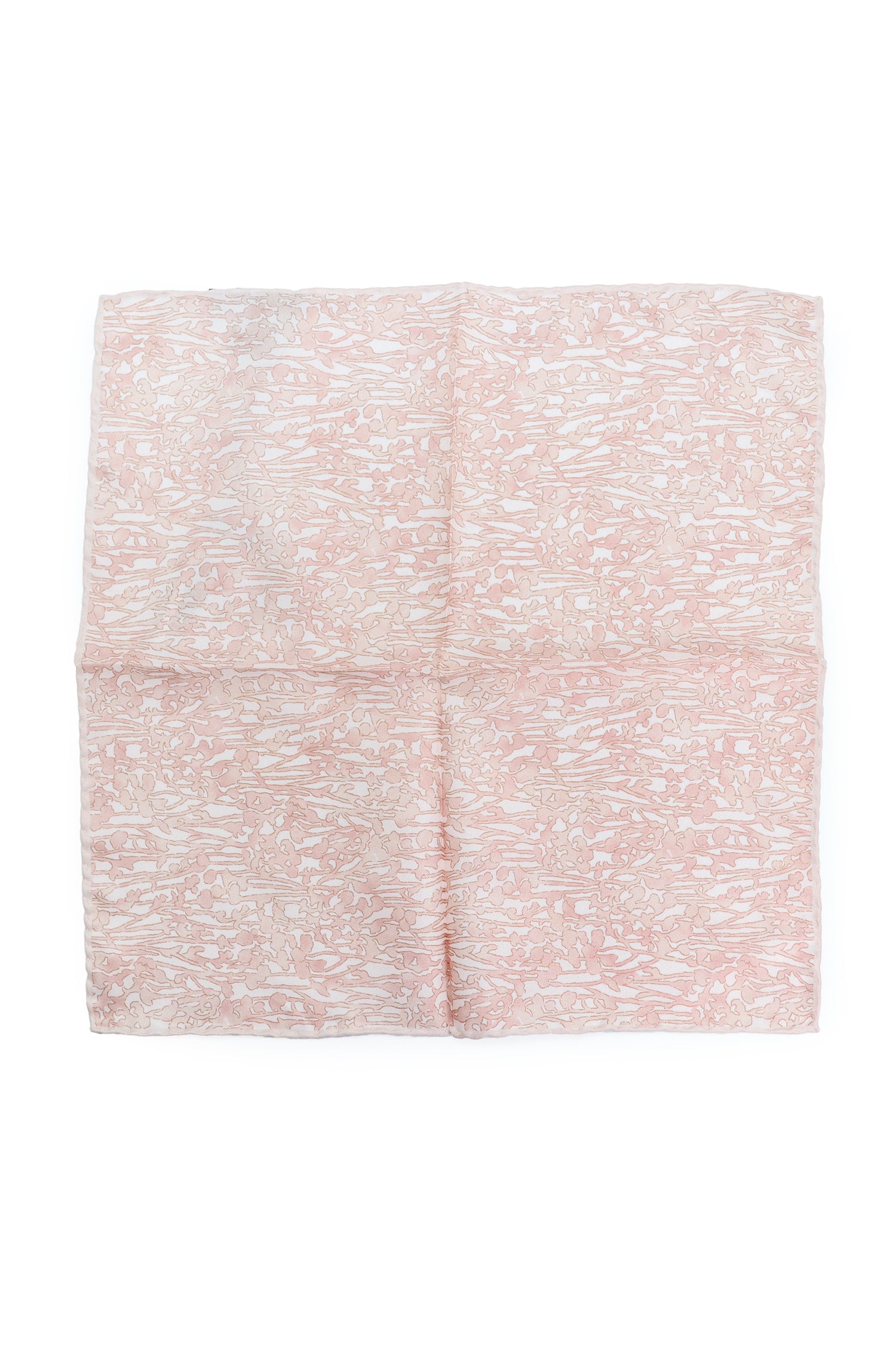 CANALI | Branches Pocket Square | Blush